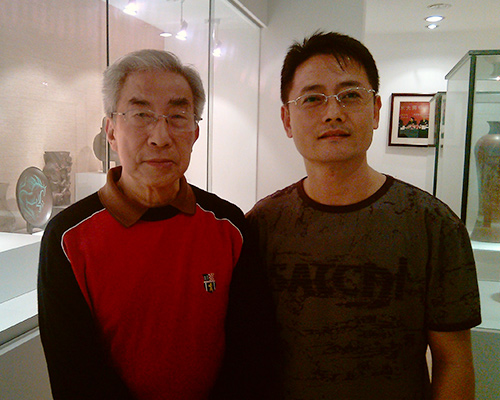 陈岩与恩师谭泉海 陈岩与恩师谭泉海大师