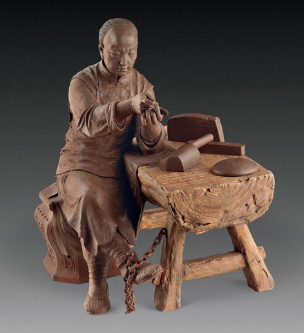 邵大亨制壶雕塑 邵大亨制壶雕塑