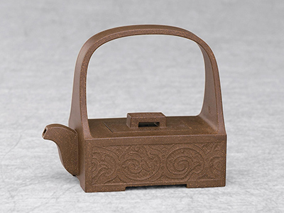 鲍仲梅铭玉带提梁壶徐秀棠设计吕尧臣制拍卖价格