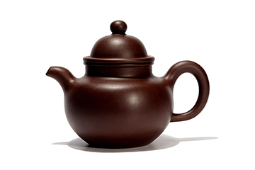 鲍廷博制掇球紫砂壶