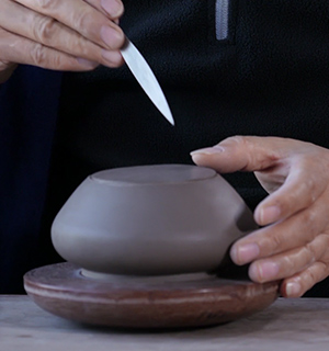 陈岩制作紫砂壶2