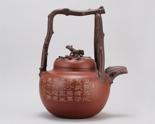 范洪泉制大梅桩提梁紫砂壶拍卖价格多少钱