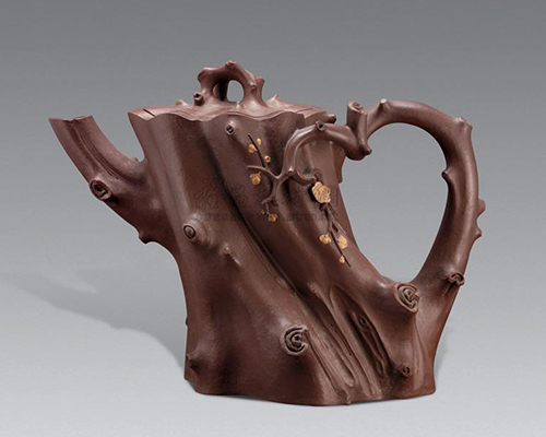 范洪泉制巨型松竹梅紫砂壶拍卖行情价格