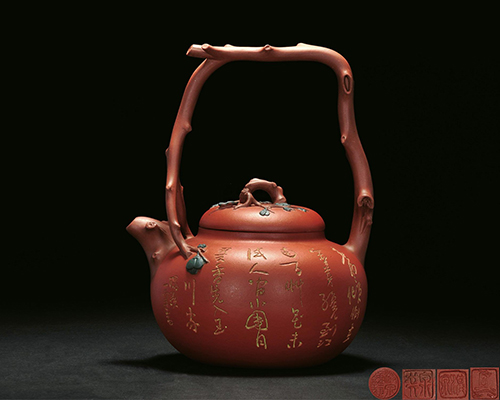 范洪泉制东坡提梁紫砂壶拍卖成交价格