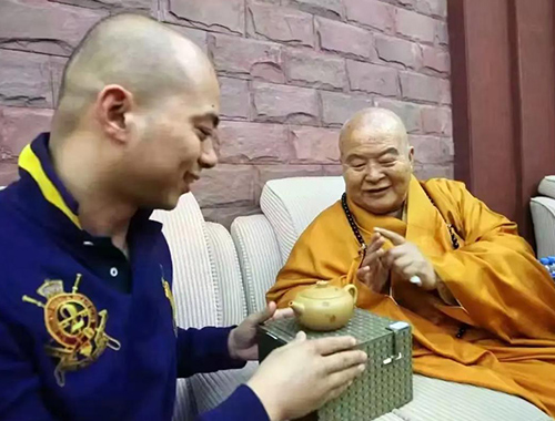 范泽锋和星云大师交流