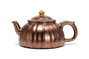 汤先武制芳诞春华壶