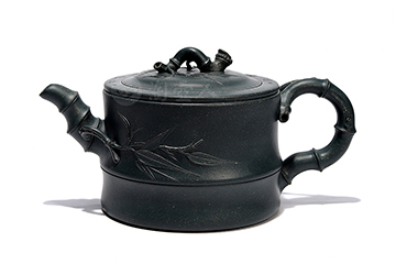 顾斌武制竹段壶