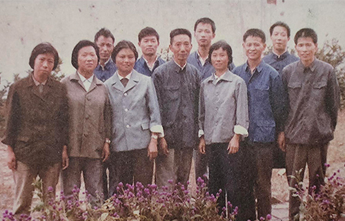 何道洪和顾景舟、蒋蓉、汪寅仙、徐汉棠等合影