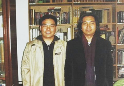 惠祥云大师和艺术家吴为山