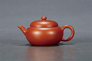 惠孟臣朱泥圆壶