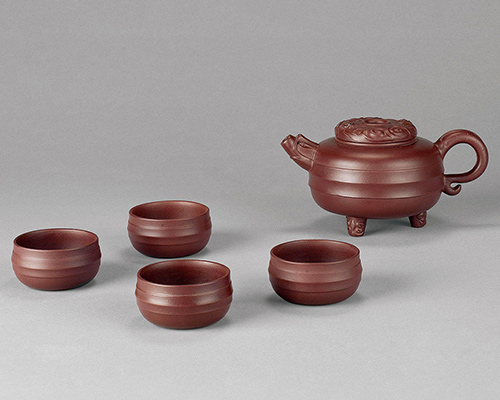 李碧芳制双龙戏碧套壶拍卖价格多少钱