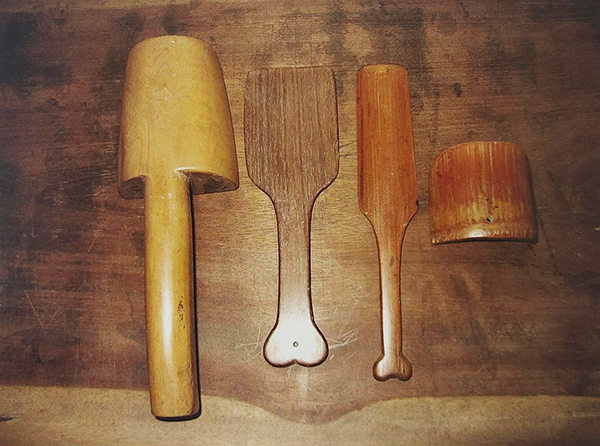 裴石民的部分制作紫砂壶工具