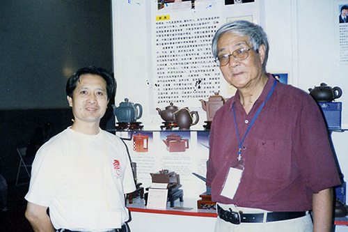 邵顺生和清华美院张守智教授合影