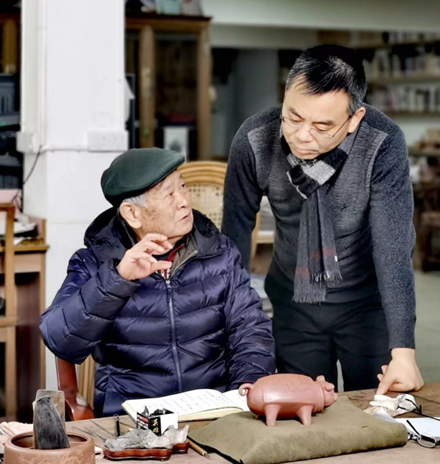 徐秀棠向史小明传授创作经验