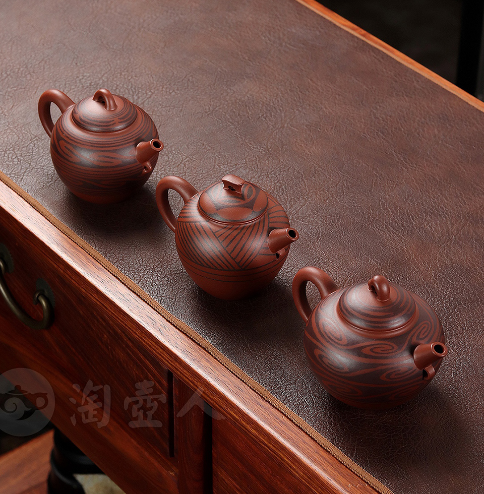 余伟辉制红山文化系列紫砂壶