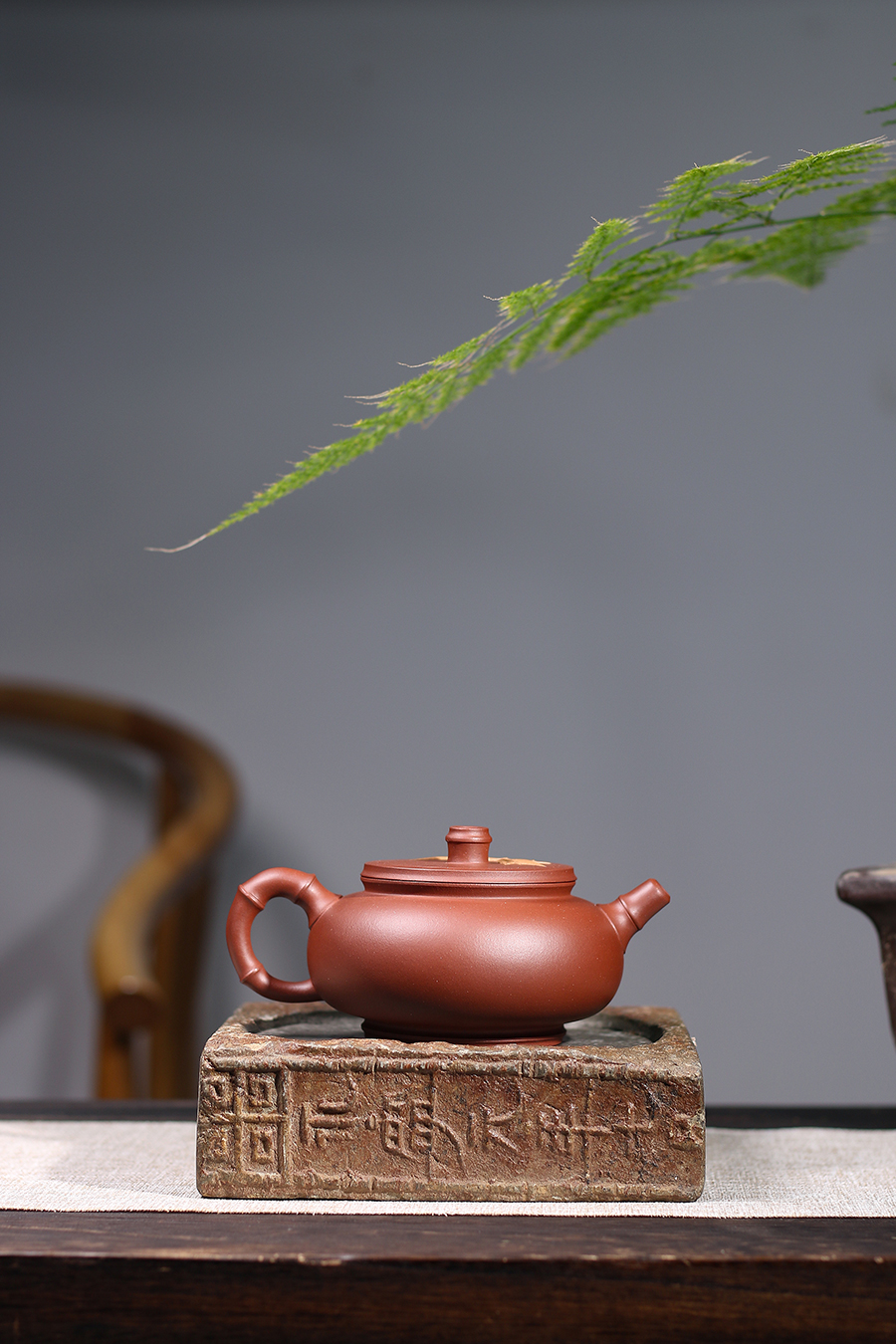 名家惠祥云作品《全手竹报平安》