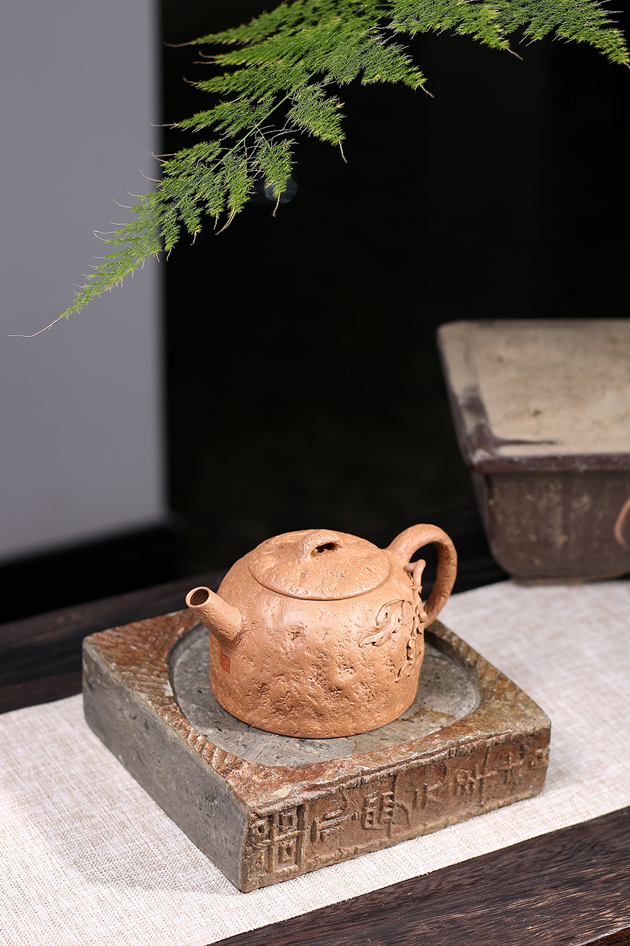 名家惠祥云作品《福寿供春》