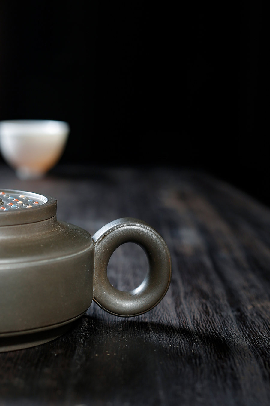 名家刘建平作品《夔龙拱璧壶》