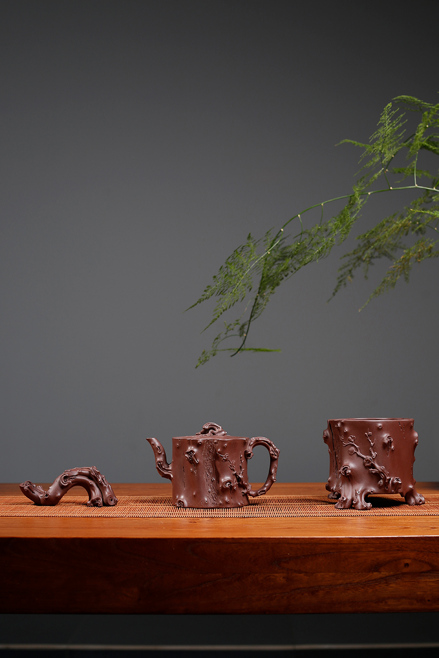 名家严强作品《春暖花开(套具·薄胎)》