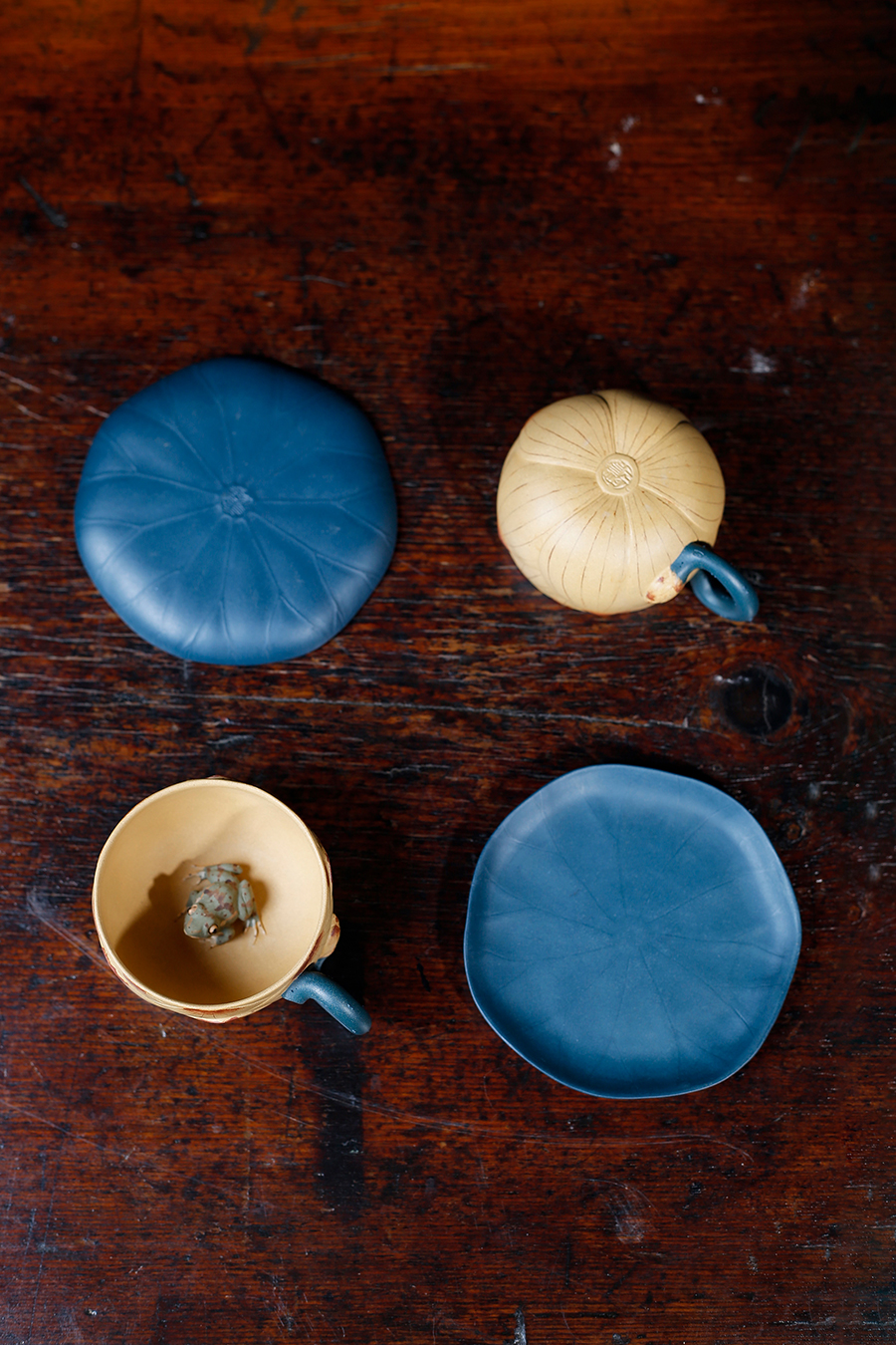 名家范永良作品《荷花壶(五件套)》