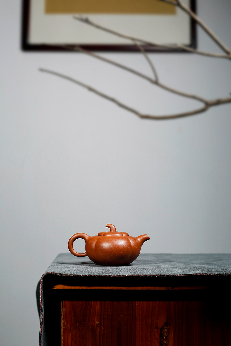 名家姚志泉作品《全手海棠壶(鲍仲梅书铭)》