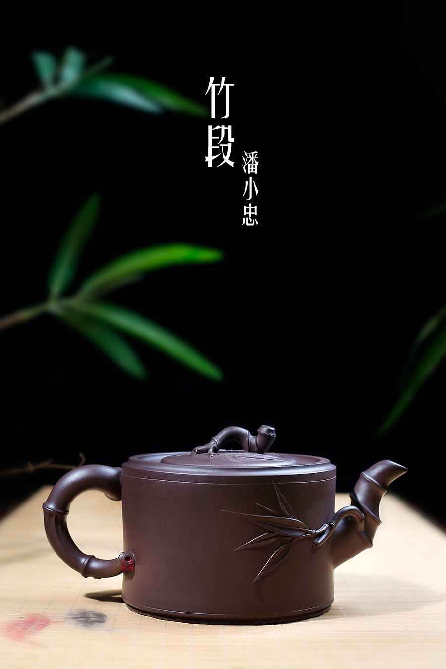 名家潘小忠作品《竹段》