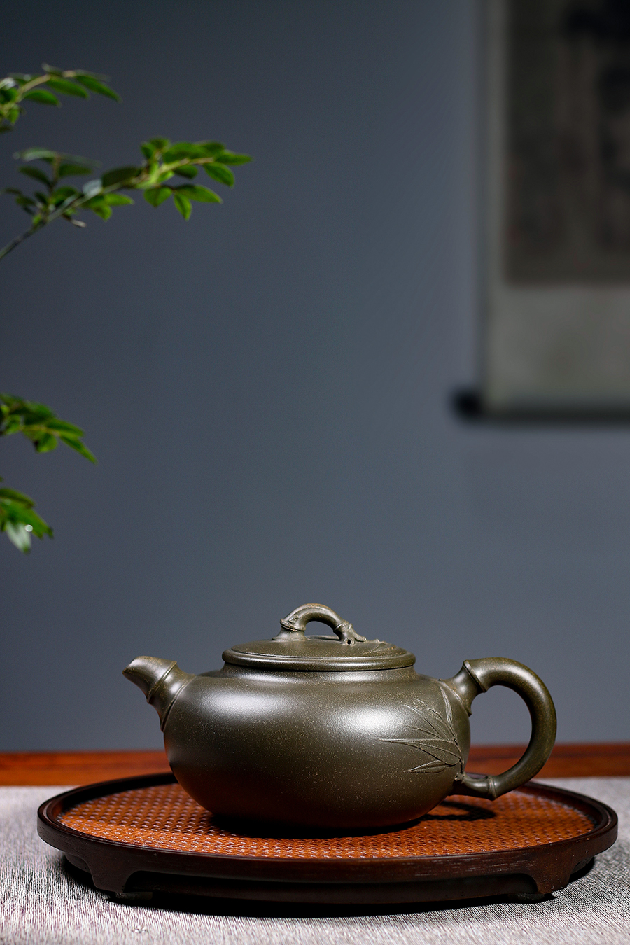 名家周菊英作品《大竹韵》