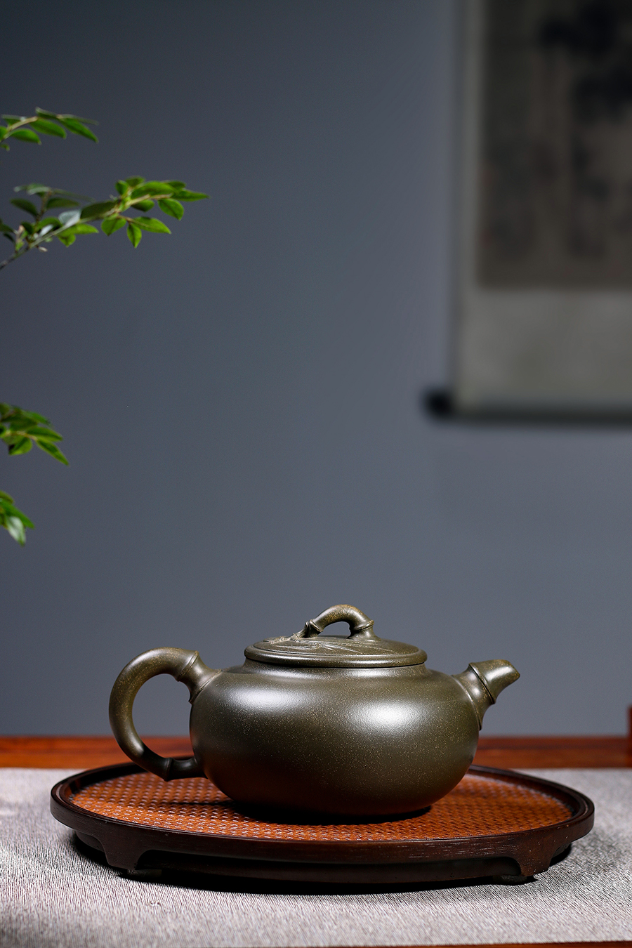 名家周菊英作品《大竹韵》