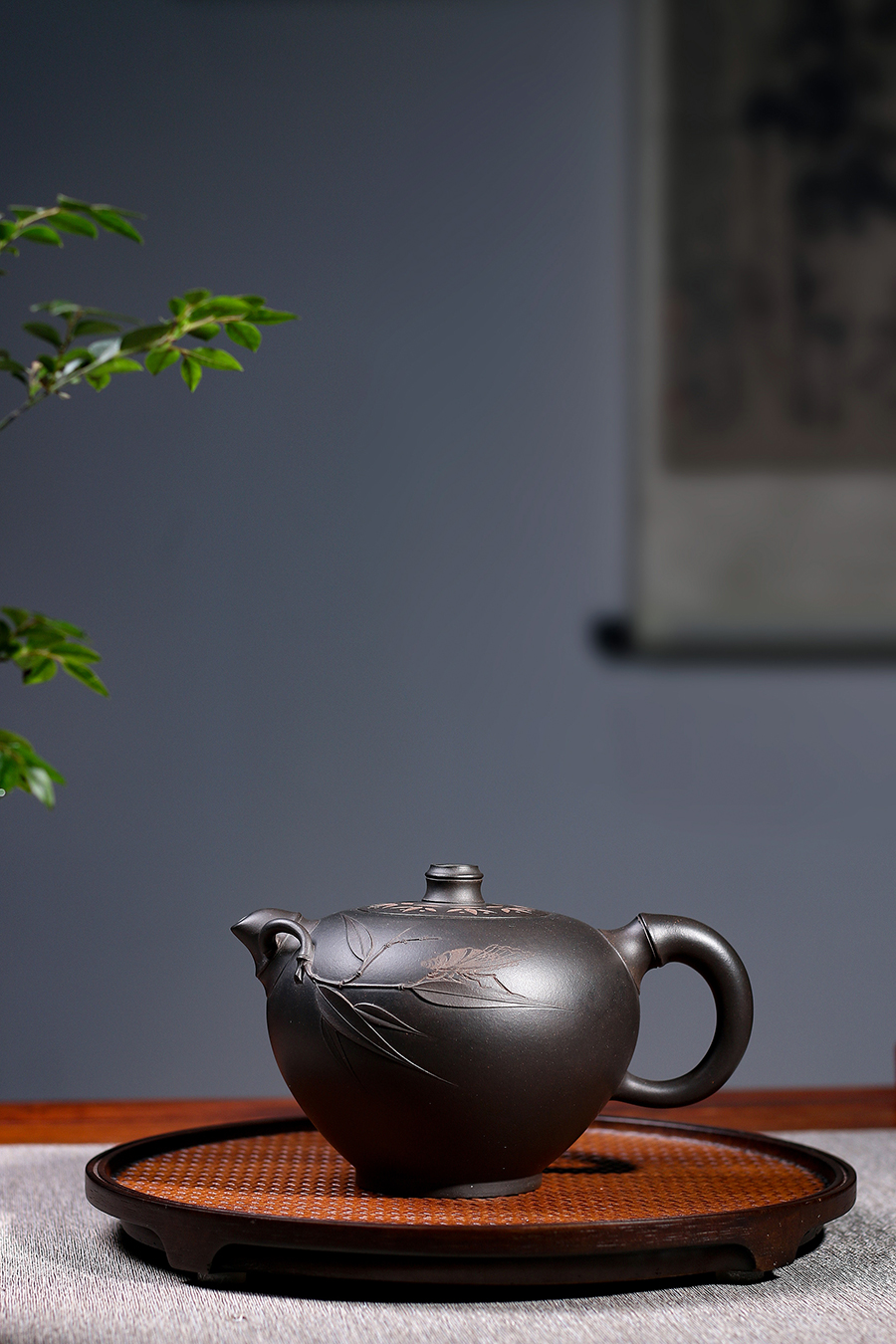 名家周菊英作品《凌云》