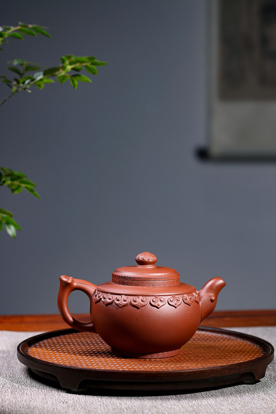 名家周菊英作品《云肩如意》