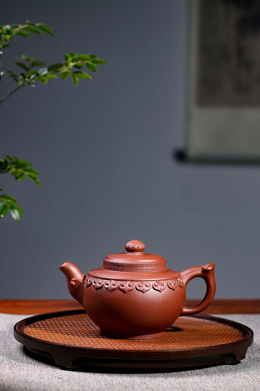 名家周菊英作品《云肩如意》