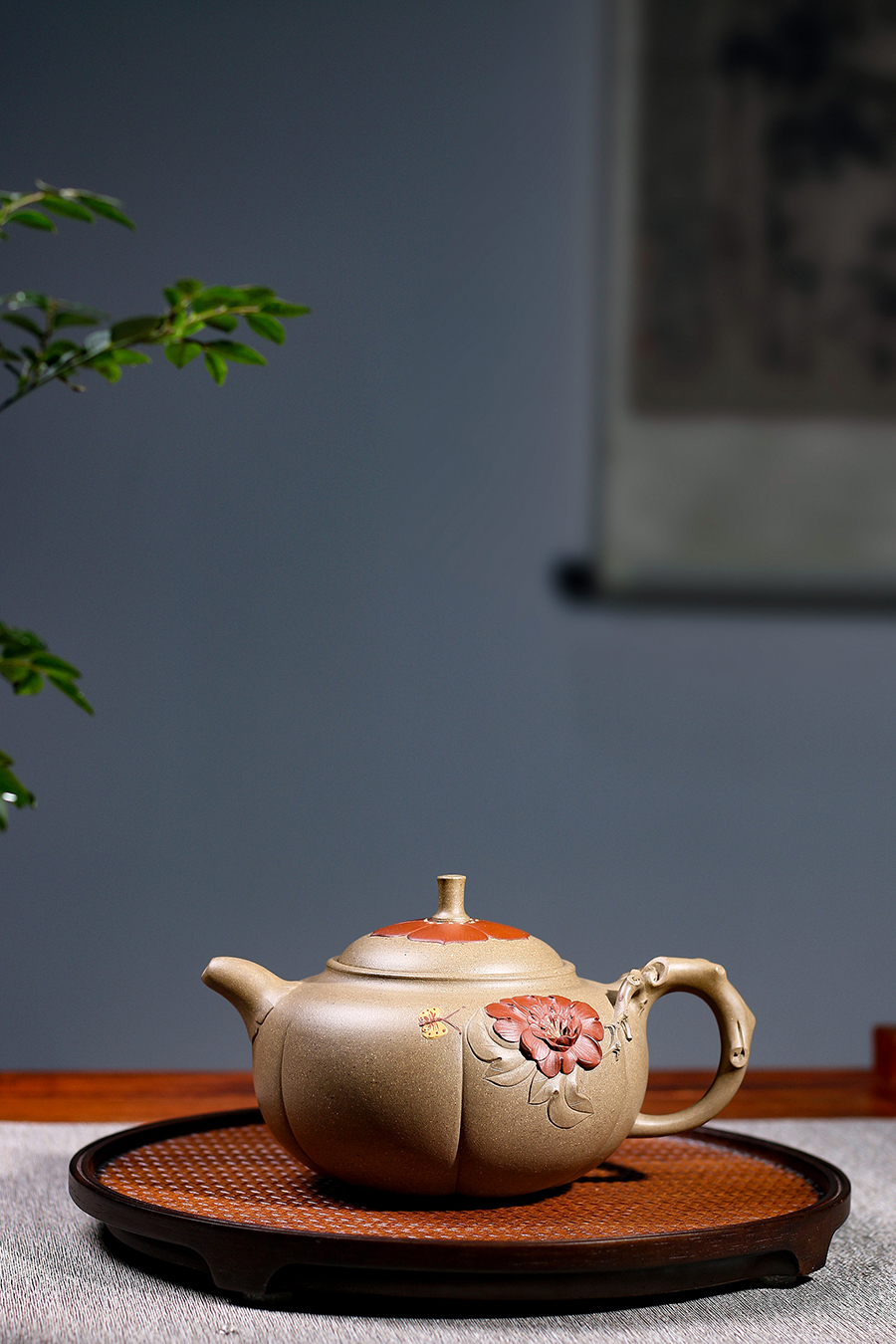 名家周菊英作品《富贵满堂》