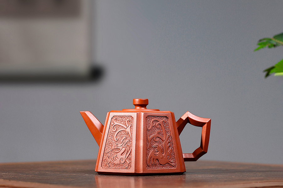 名家顾斌武作品《六方龙凤》