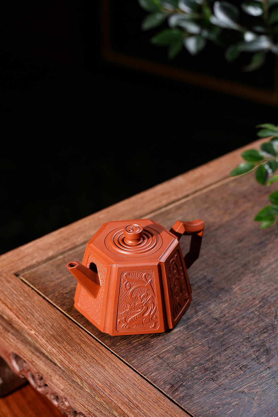 名家顾斌武作品《六方龙凤》