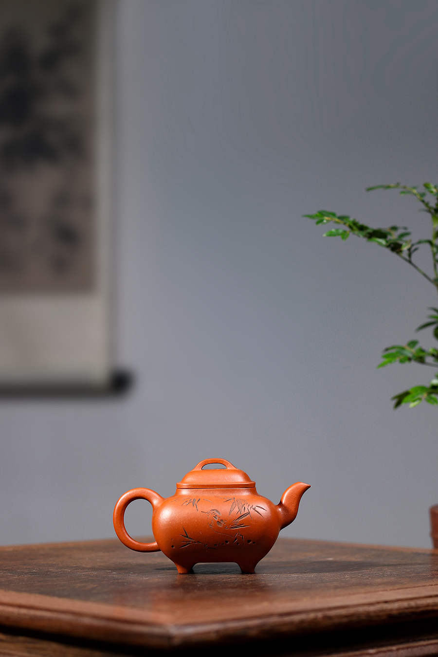 名家陆君作品《全手传炉(范建军铭)》