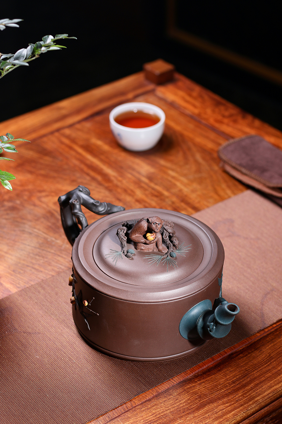 名家顾道荣作品《祝寿》