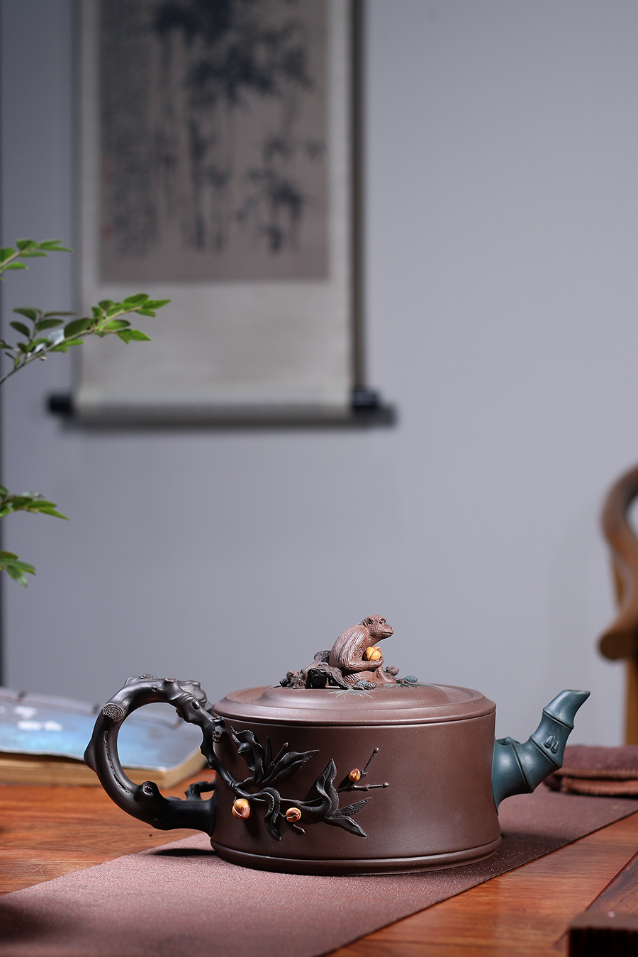 名家顾道荣作品《祝寿》