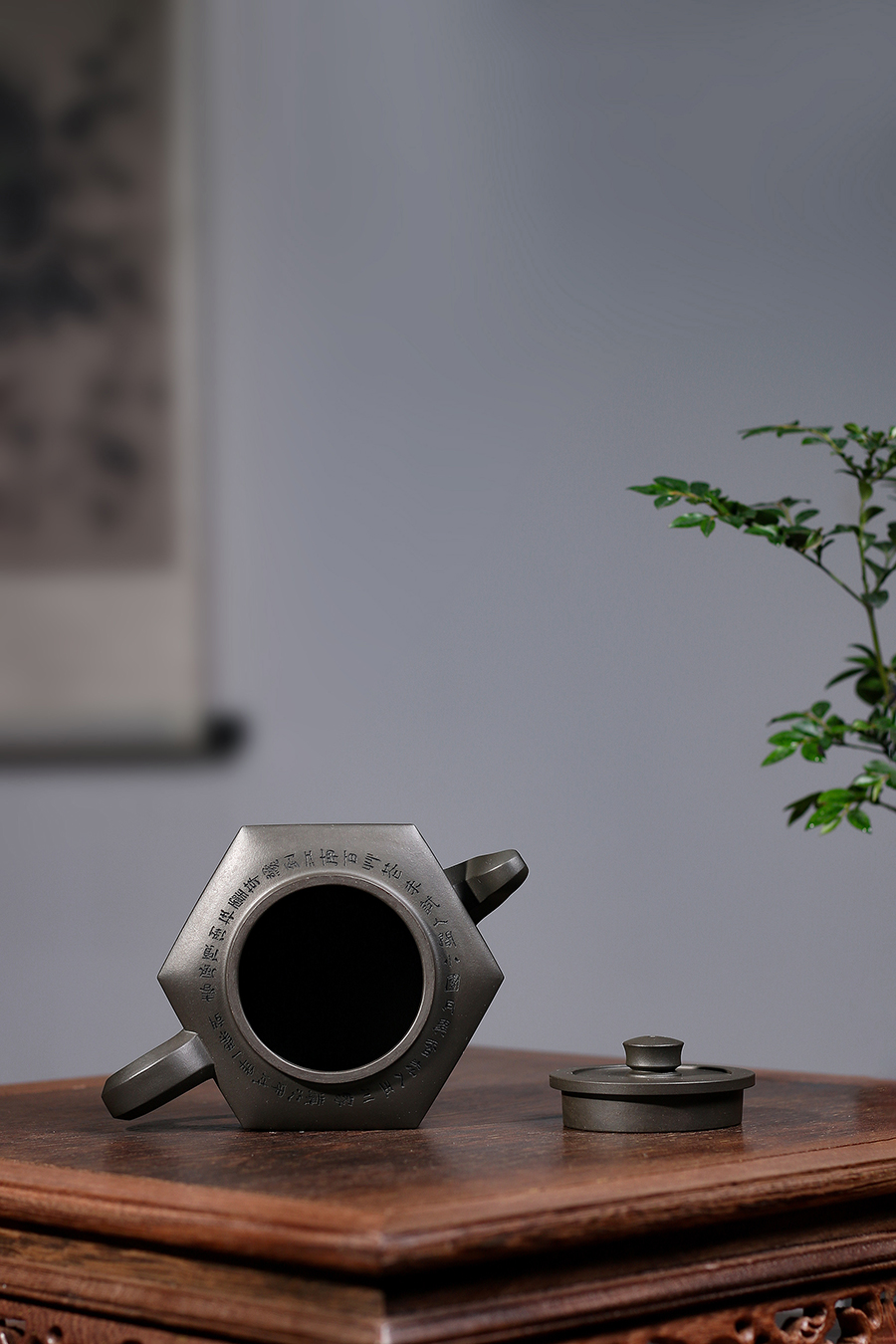 名家庄玉林作品《六方玉壁(毛国强铭)》