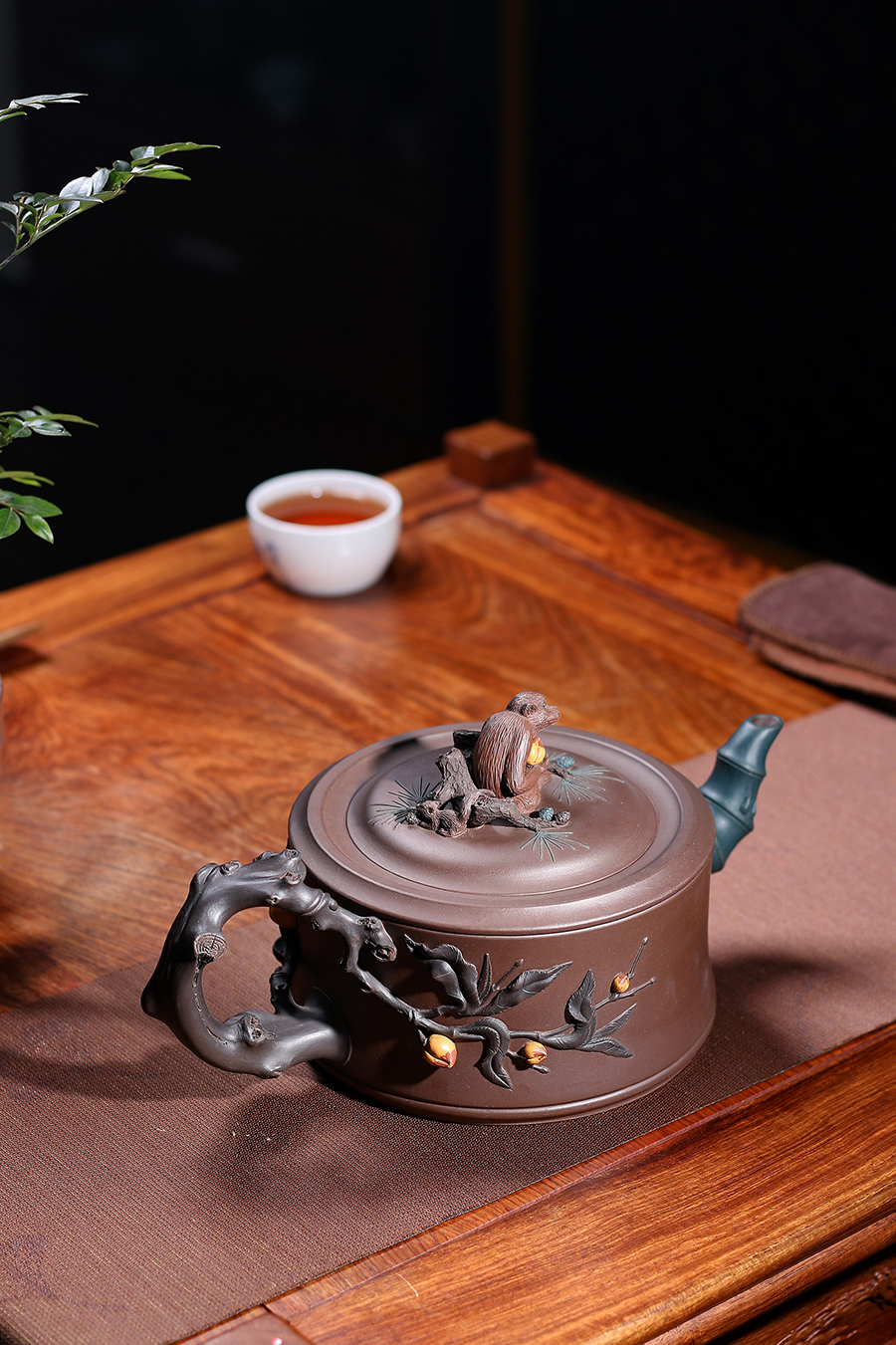 名家顾道荣作品《祝寿》