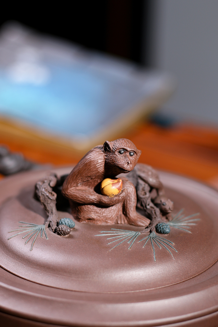 名家顾道荣作品《祝寿》