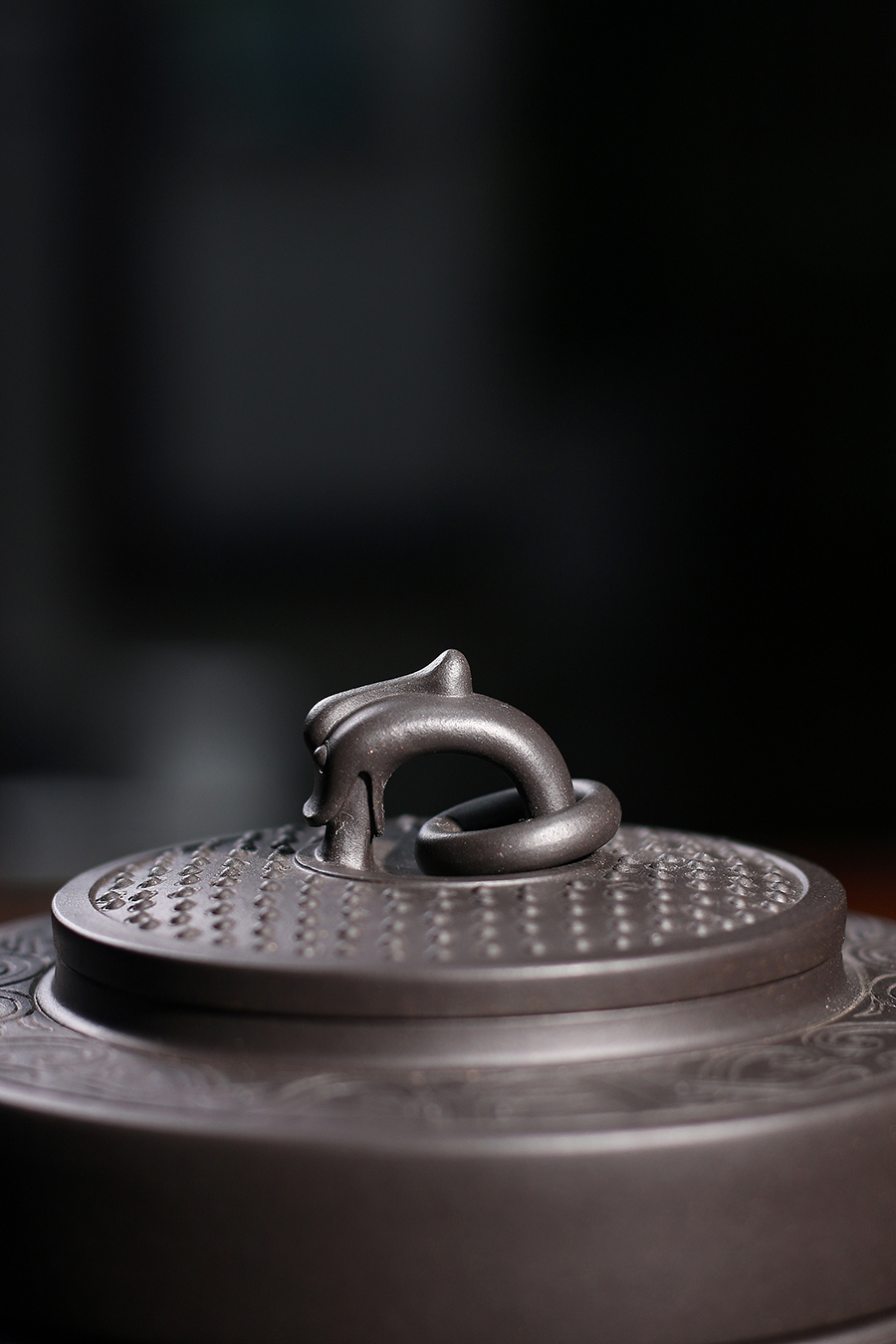 名家曹燕萍作品《龙玉韵(茶具)》