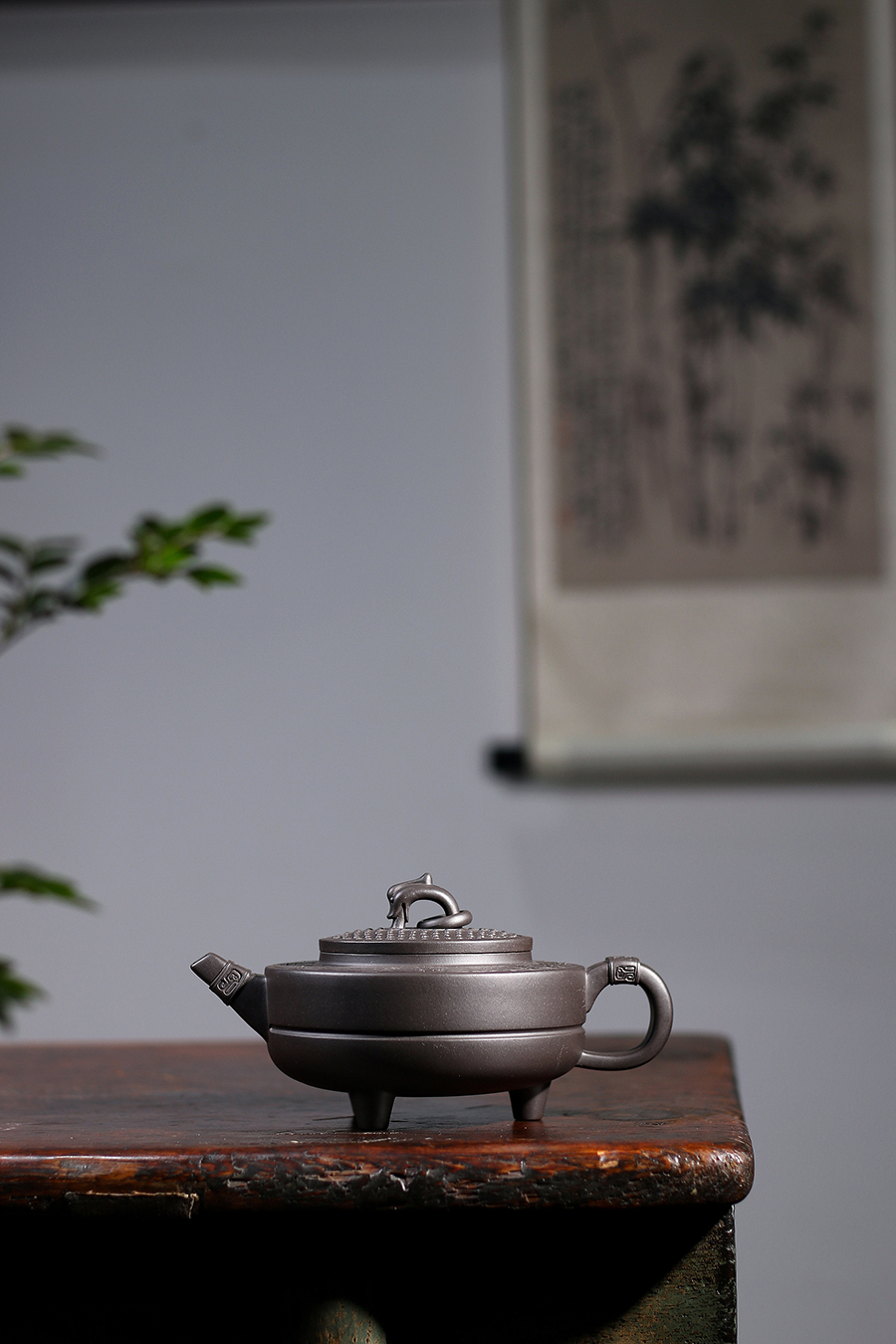 名家曹燕萍作品《龙玉韵(茶具)》