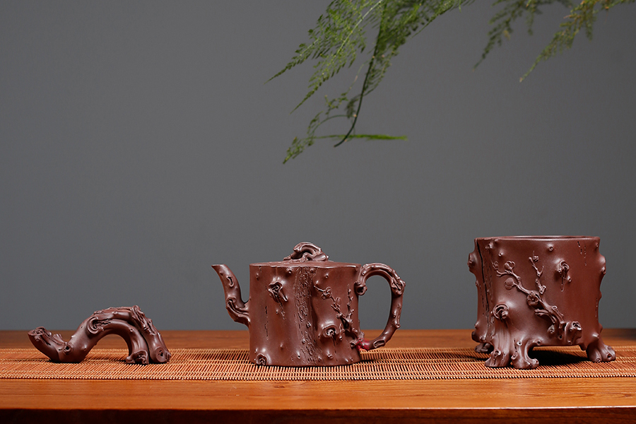 名家严强作品《春暖花开(套具·薄胎)》