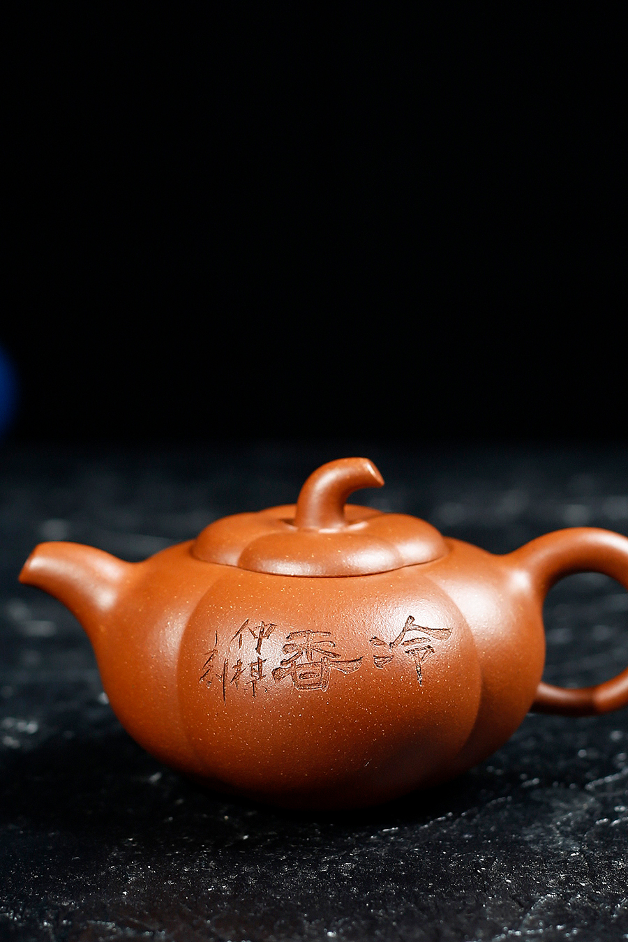 名家姚志泉作品《全手海棠壶(鲍仲梅书铭)》