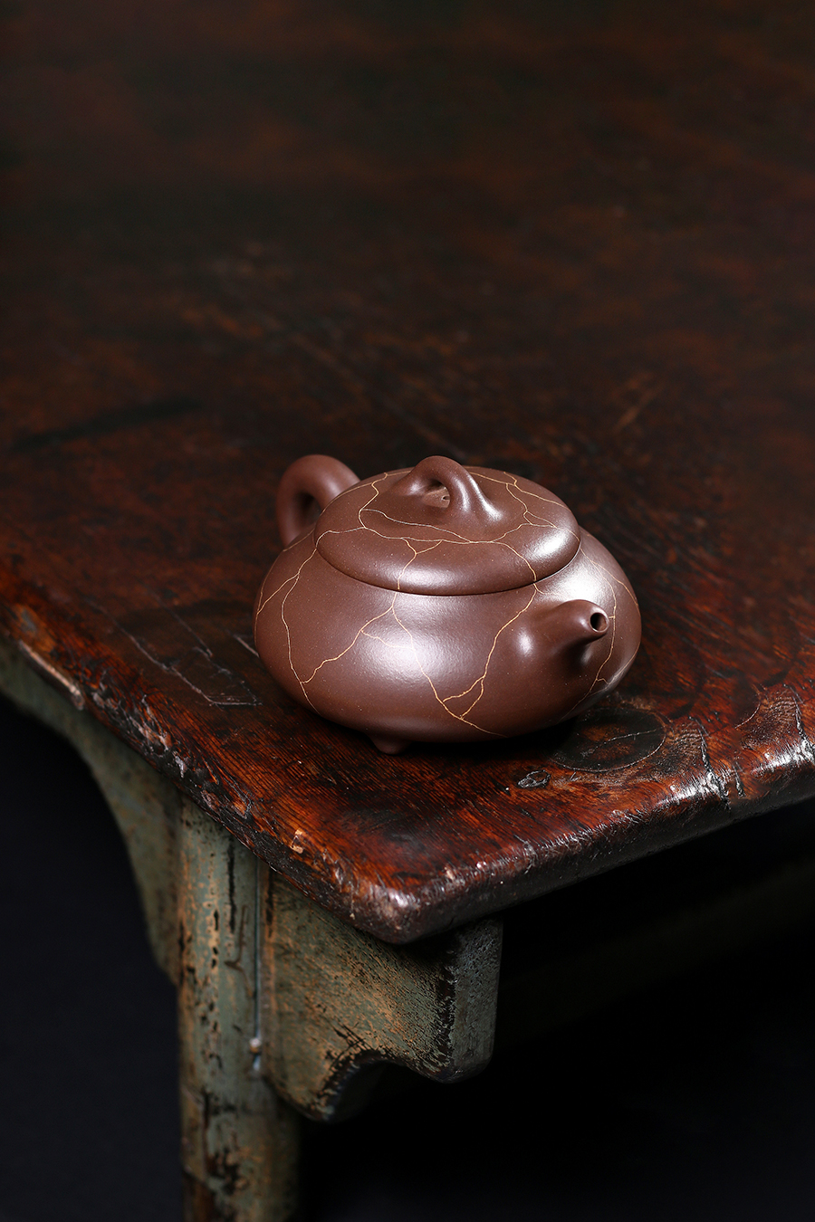 名家吕尧臣作品《金丝石瓢》