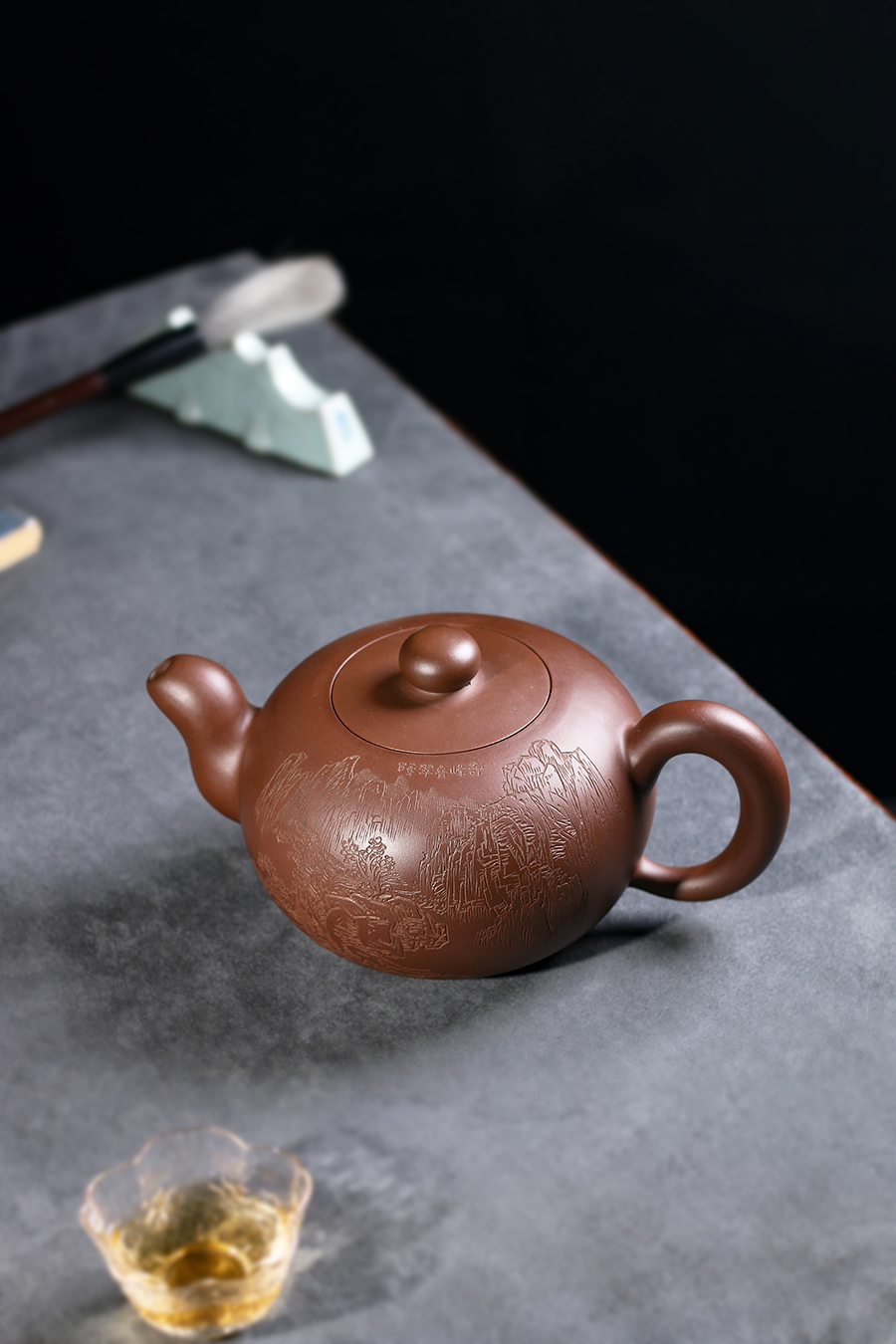 名家范洪泉作品《全手大圆珠(毛国强满刻)》