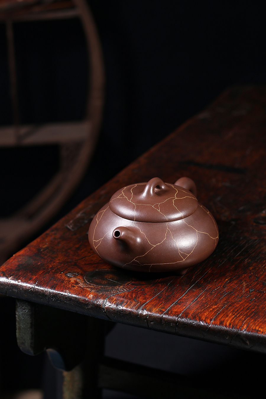 名家吕尧臣作品《金丝石瓢》