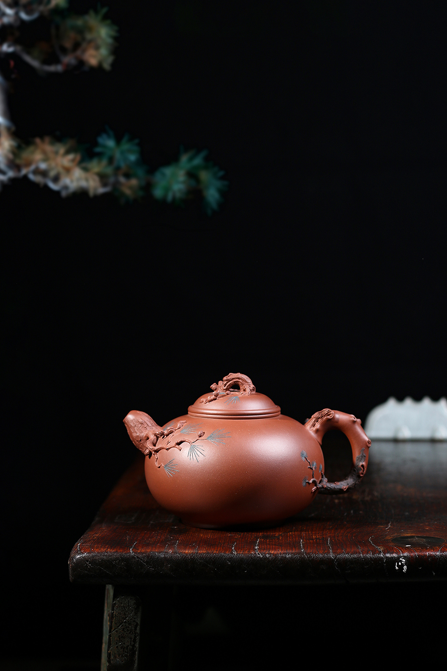 名家储亦斌作品《松趣》