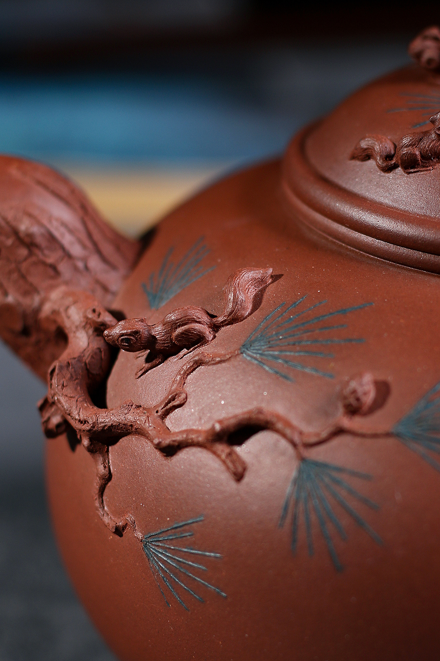 名家储亦斌作品《松趣》