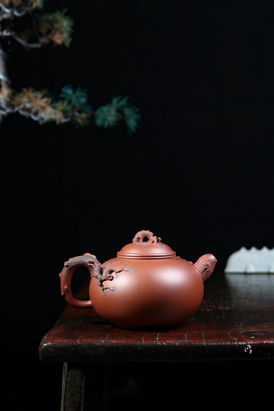 名家储亦斌作品《松趣》